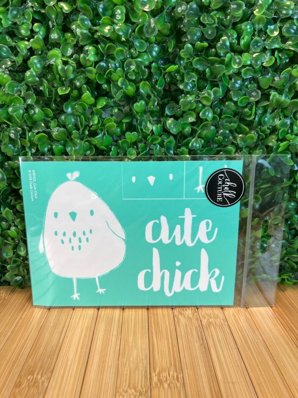 New Chalk Couture Transfer Cute Chick Transfer 5" x 7" Crafting Gift